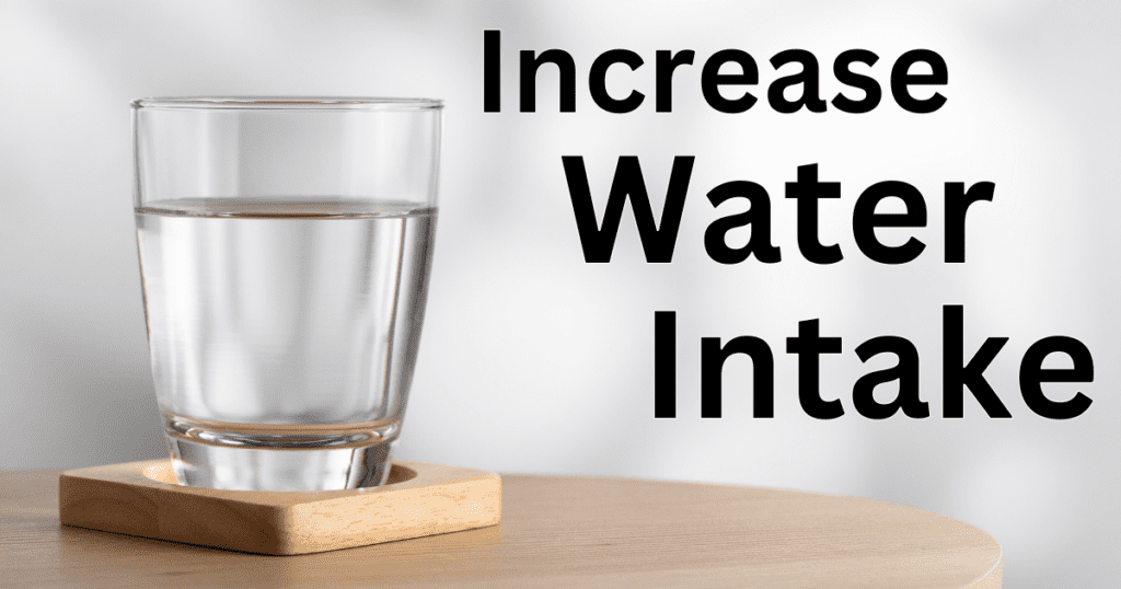 Increase Water Intake for youthful look