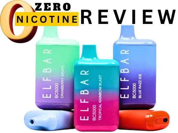 Zero Nicotine Elf Bar review side effects