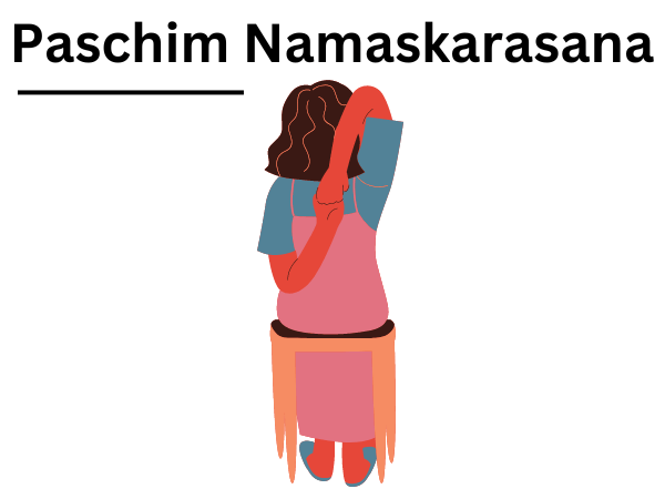 paschim-namaskarasana chair yoga exercise