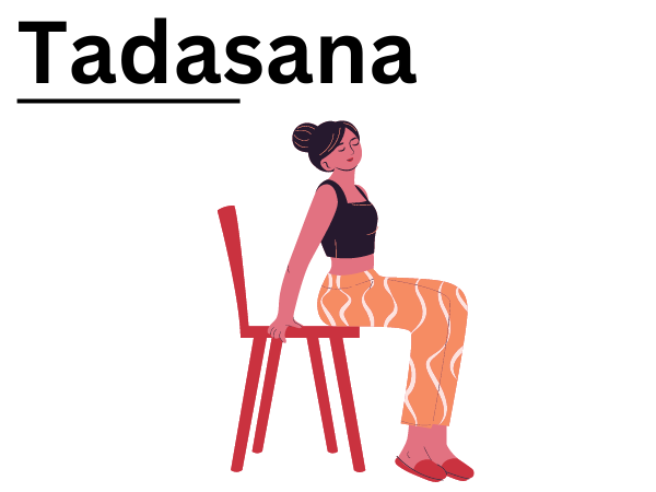tadasana chair yoga exercise